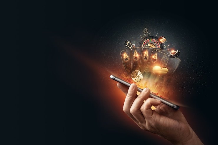 মডার্ন স্লটস গাইডের বেগুনি নিয়ন ইন্টারফেস